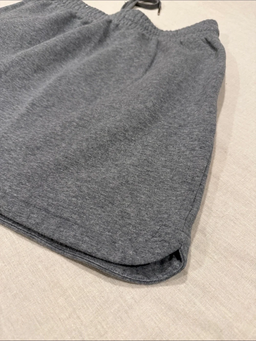 Maurices Gray Fleece Skort Women’s Small Drawstring Sweatshirt Skirt